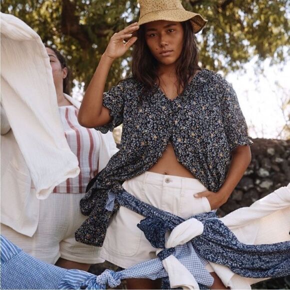 Madewell Ruffle Button-Front Trapeze Dress in Folkmagic
Floral, Size XS - Picture 5 of 16